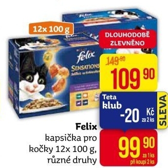 Kapsičky pro kočky Felix Purina