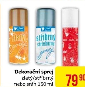 Sprej dekorační zlatý