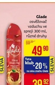 Osvěžovač vzduchu ve spreji Glade by Brise