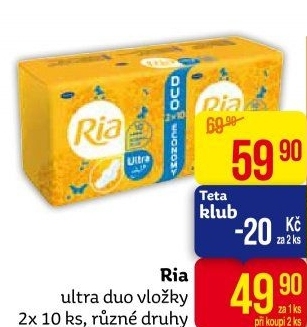 Dámské vložky Ria Ultra