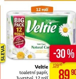 Toaletní papír 3vrstvý Veltie Kleenex