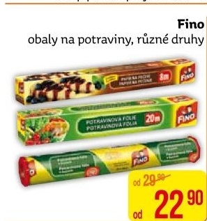 Potravinové obaly Fino