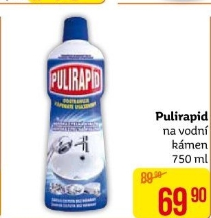Čistič na vodní kámen Pulirapid