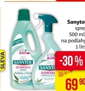 Dezinfekční univerzální čistič ve spreji Sanytol