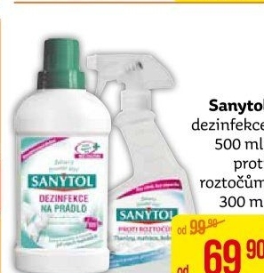 Dezinfekční čistič na prádlo Sanytol
