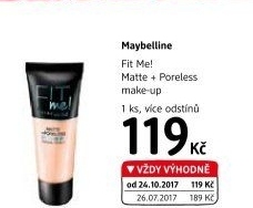 Make up Fit me Matte + Poreless Maybelline