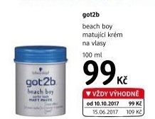 Pasta na vlasy modelovací Got2b Schwarzkopf