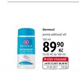 Odličovač očí Dermacol