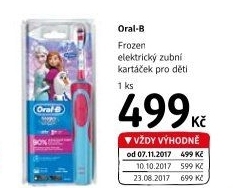 Dětský elektrický zubní kartáček Oral-B