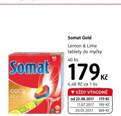 Tablety do myčky Gold Somat