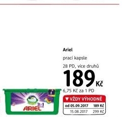 Prací kapsle 3v1 Ariel
