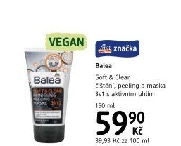 Peeling, gel a maska 3v1 Balea