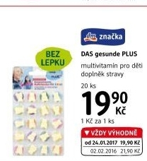 Dětské vitamíny Das gesunde Plus