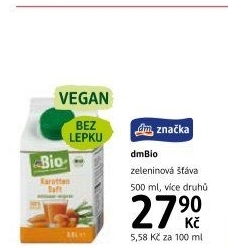 Šťáva zeleninová dm Bio