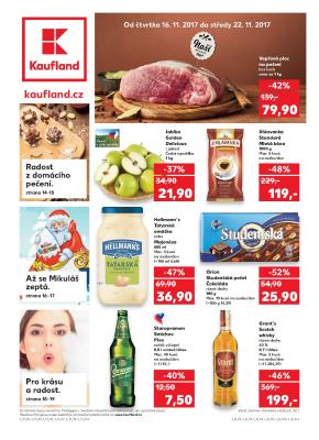 akční leták Kaufland 16.11.2017-22.11.2017