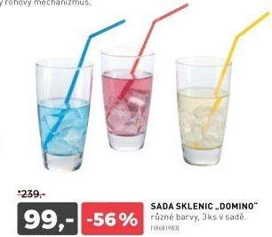 Sada sklenic DOMINO