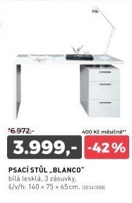 Psací stůl BLANCO