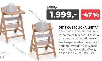 Dětská židle BETA
