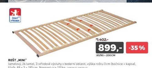 Lamelový rošt MINI