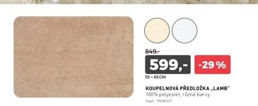 Koupelnová předložka LAMB