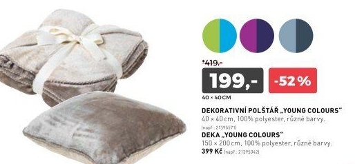 Dekorativní polštář YC DOUBLE