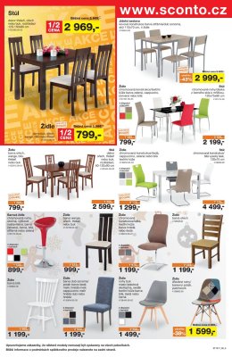 akční leták Sconto nábytek 15.11.2017-28.11.2017