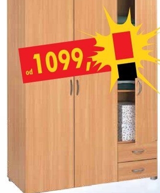 Skříň 3dveřová 405879 dub