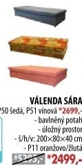 Válenda SÁRA s úložným prostorem P11