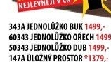 Jednolůžko 343 buk 90x200
