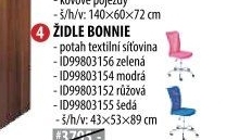 Kancelářská židle BONNIE modrá