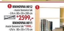 Knihovna 8012 lakovaná