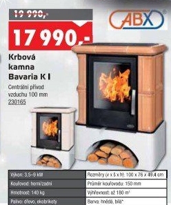 Kachlová kamna Bavaria ABX