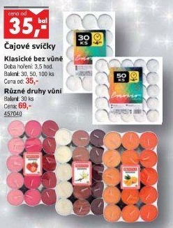 Vonné čajové svíčky Provence