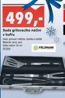 Sada grilovacího náčiní Fieldmann
