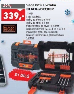 Sada vrtáků a bitů Black&amp