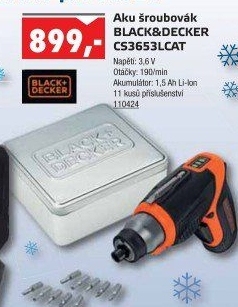Aku šroubovák Black&amp