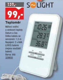 Meteostanice TE09 Solight