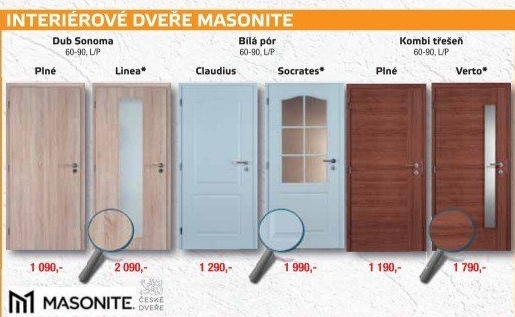 Interiérové dveře Masonite