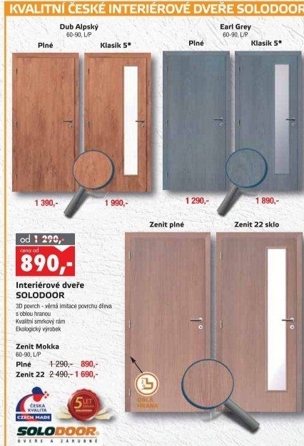 Interiérové dveře Solodoor