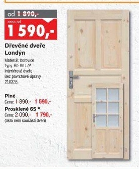 Interiérové dveře Londyn Radex