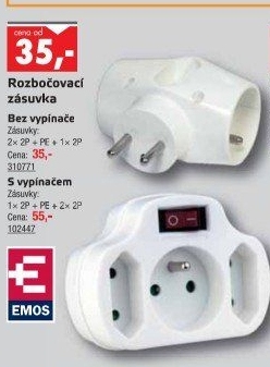 Rozbočovací zásuvka Emos