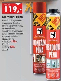 Montážní pěna Den Braven