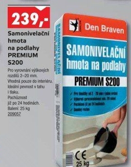 Samonivelační hmota na podlahy Premium Den Braven