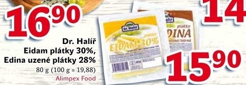 Sýr Eidam 30% Dr.Halíř