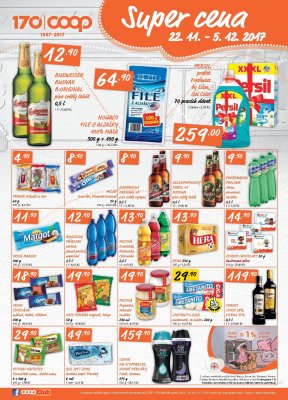 akční leták COOP 22.11.2017-28.11.2017