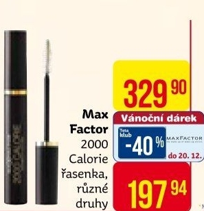 Řasenka Calorie 2000 Max Factor