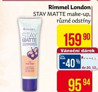 Make up Stay Matte Rimmel