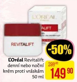 Krém pleťový proti vráskám Revitalift L'Oréal