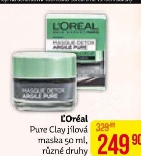Maska jílová Pure Clay L'oréal