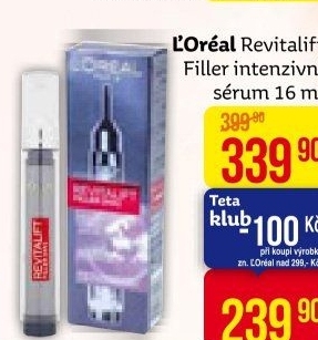 Sérum pleťové proti vráskám Revitalift Filler L'Oréal